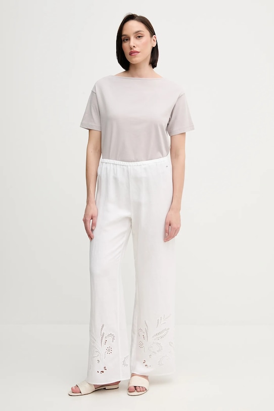 Tommy Hilfiger pantaloni din in WW0WW44782 bej SS25