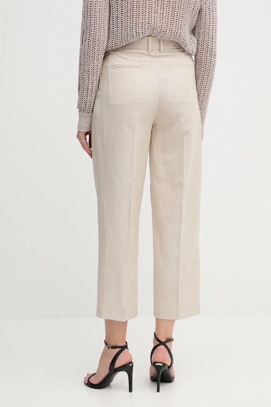 Oblečení Kalhoty s příměsí lnu Tommy Hilfiger WW0WW45461 béžová