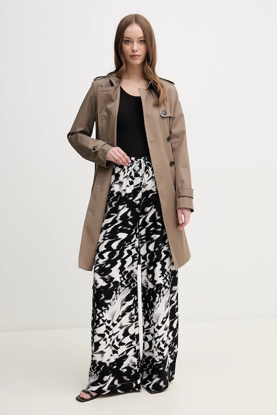 Kalhoty Calvin Klein KW0KW02823 černá SS25