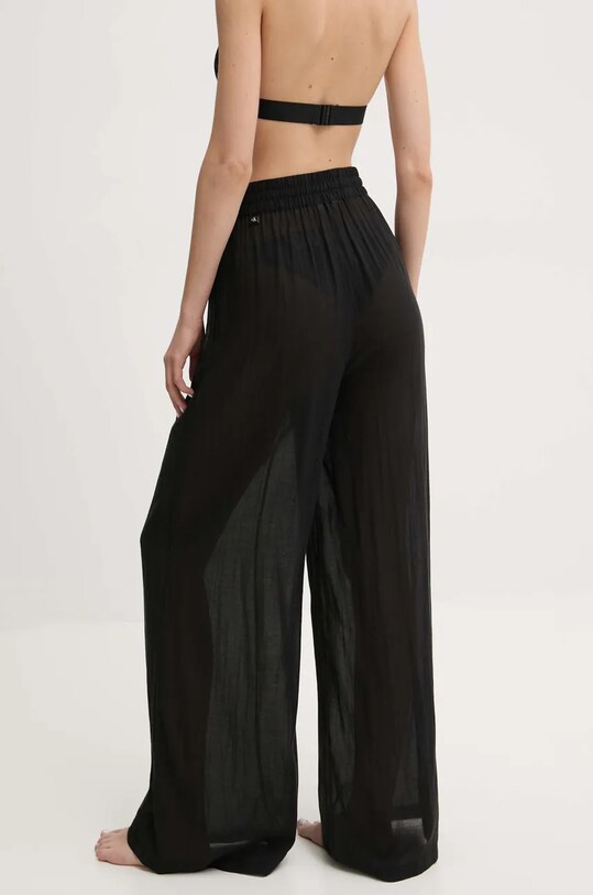 Plážové kalhoty Calvin Klein KW0KW02851 černá SS25