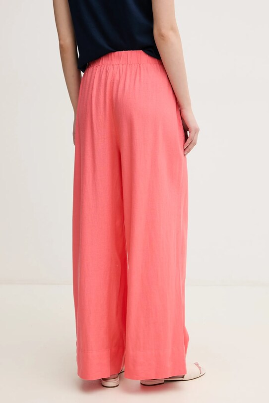 Odzież Dkny spodnie lniane DJ5P3017 pomarańczowy