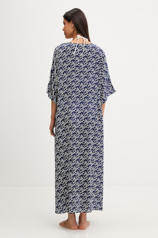 Oblečenie Tommy Hilfiger plážová šatka dámska UW0UW05960 tmavomodrá