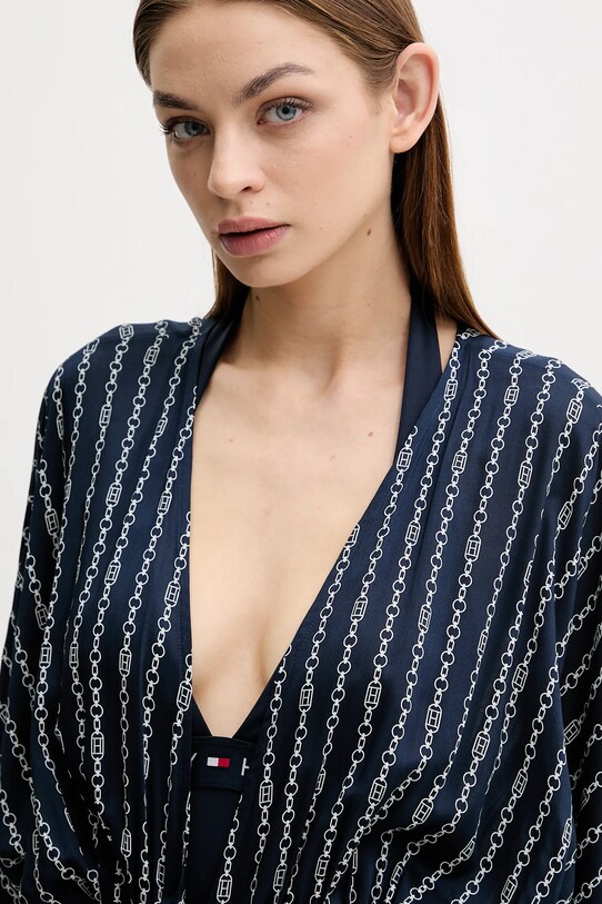Пляжна накидка Tommy Hilfiger темно-синій UW0UW05960