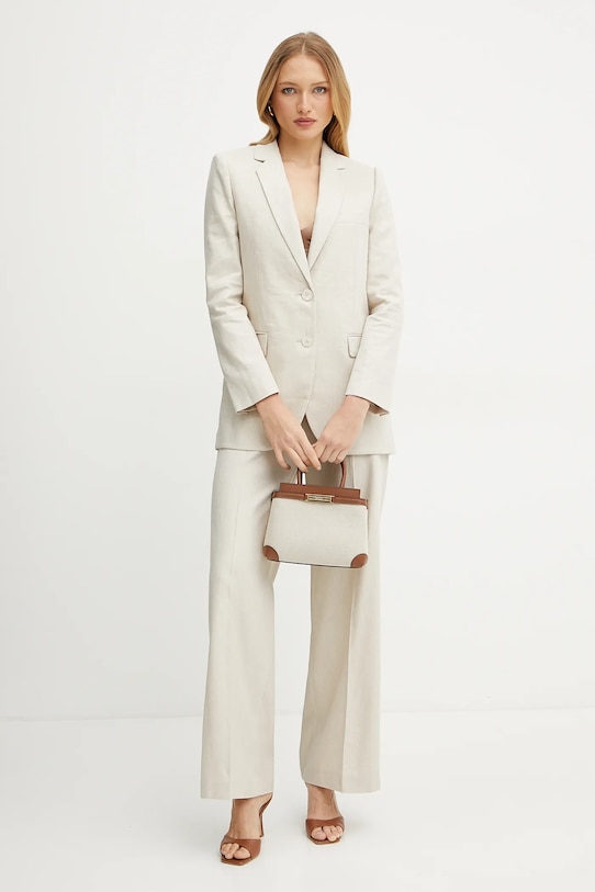 MICHAEL Michael Kors pantaloni din in MS530TFH6R bej SS25