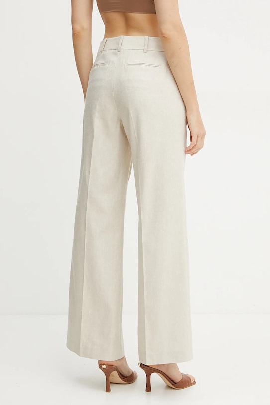 Îmbrăcăminte MICHAEL Michael Kors pantaloni din in MS530TFH6R bej