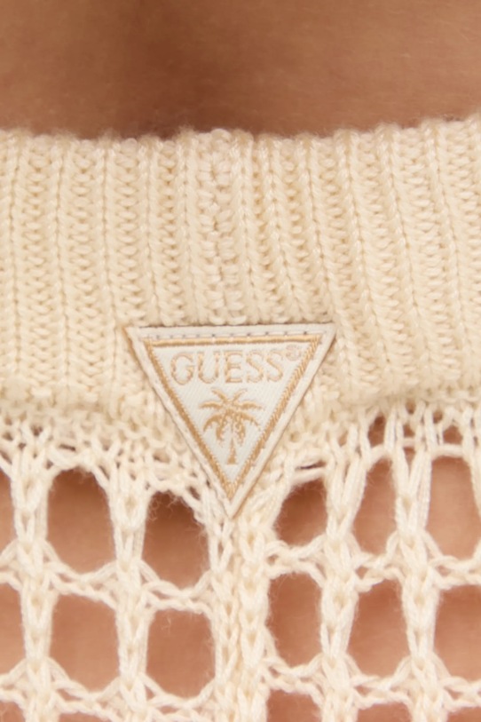 Plážové kalhoty Guess béžová E5GB02.Z3N30