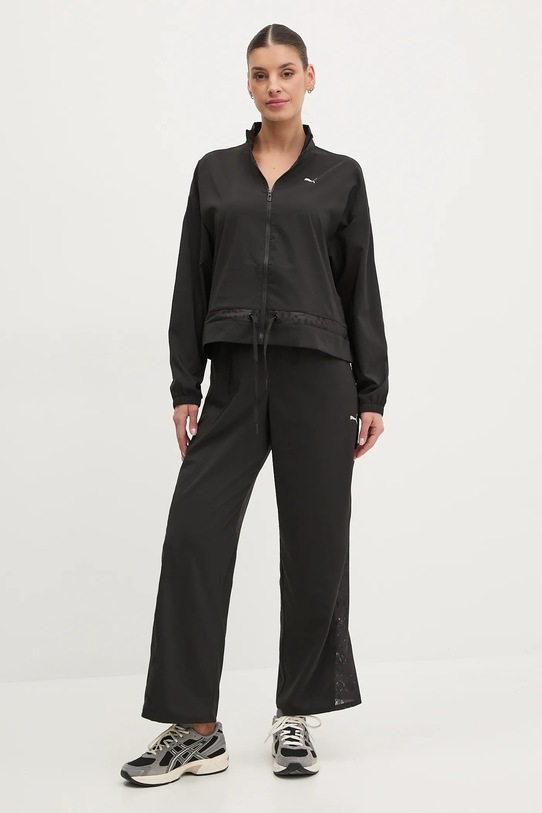 Puma pantaloni da allenamento Lace 526793 nero SS25