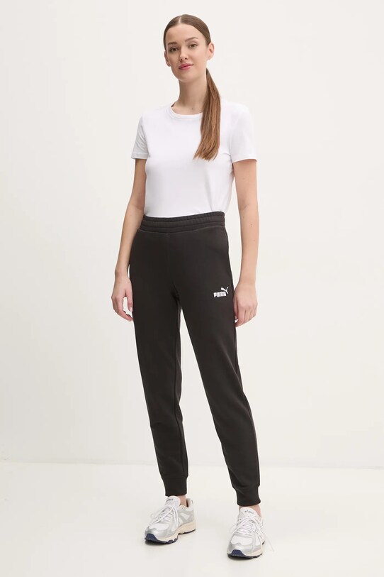 Puma pantaloni de trening 682450 negru SS25