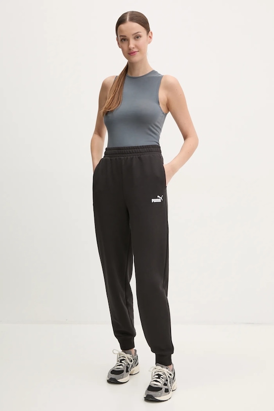 Puma pantaloni de trening 682458 negru SS25