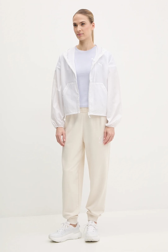 Puma pantaloni de trening 684985 bej SS25