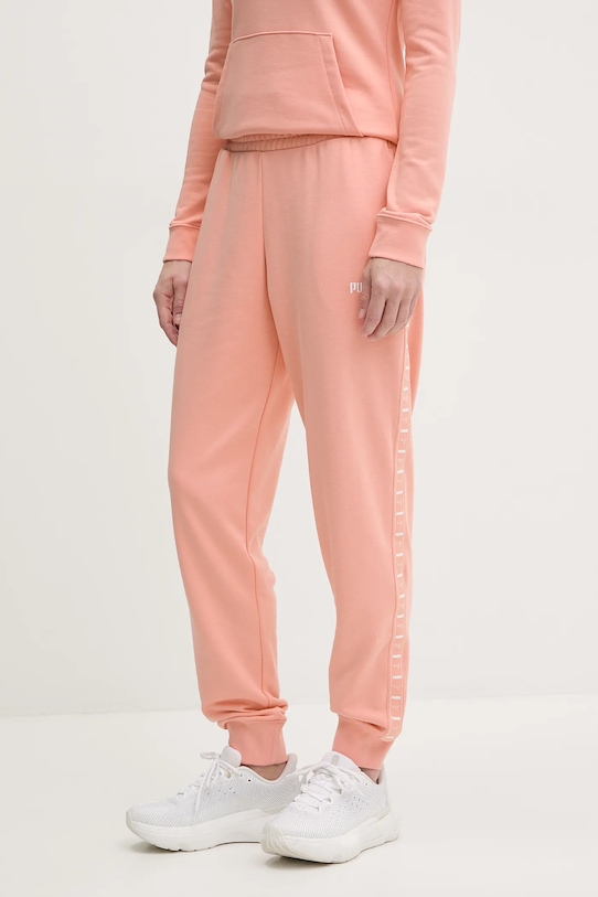 Спортен панталон Puma трикотаж розов 685013.
