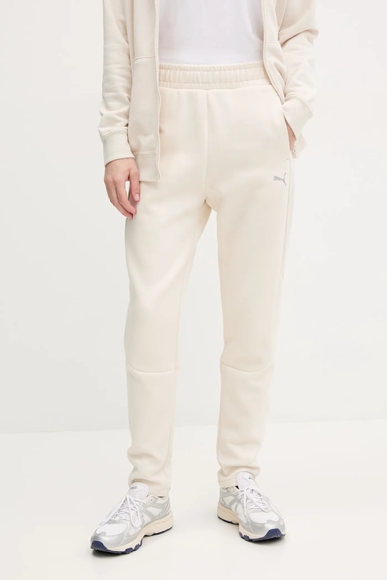 Tepláky Puma pletenina béžová 685051