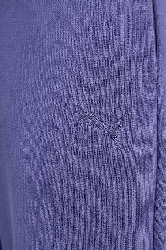 Bavlnené tepláky Puma fialová 685667