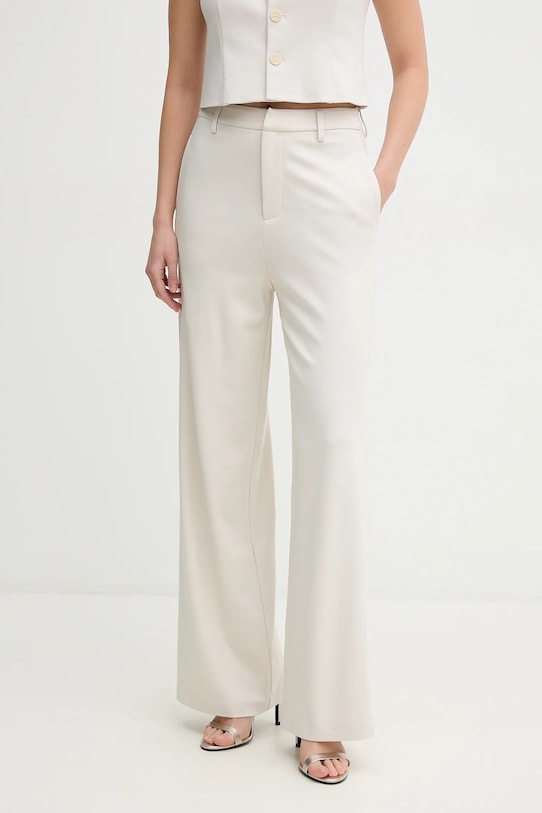 Calvin Klein Jeans spodnie z elastanem beżowy J20J225334