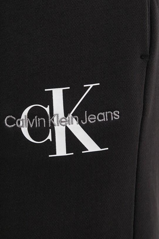 Бавовняні спортивні штани Calvin Klein Jeans чорний J20J225354