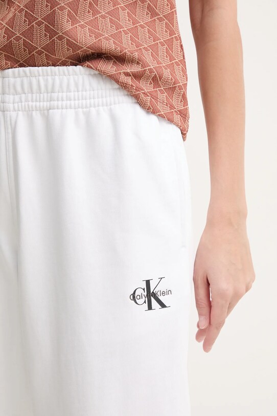 Calvin Klein Jeans spodnie dresowe biały LV047B235G