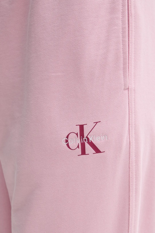Calvin Klein Jeans spodnie dresowe różowy LV047B235G
