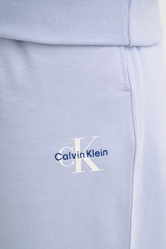 Calvin Klein Jeans spodnie dresowe niebieski LV047B235G