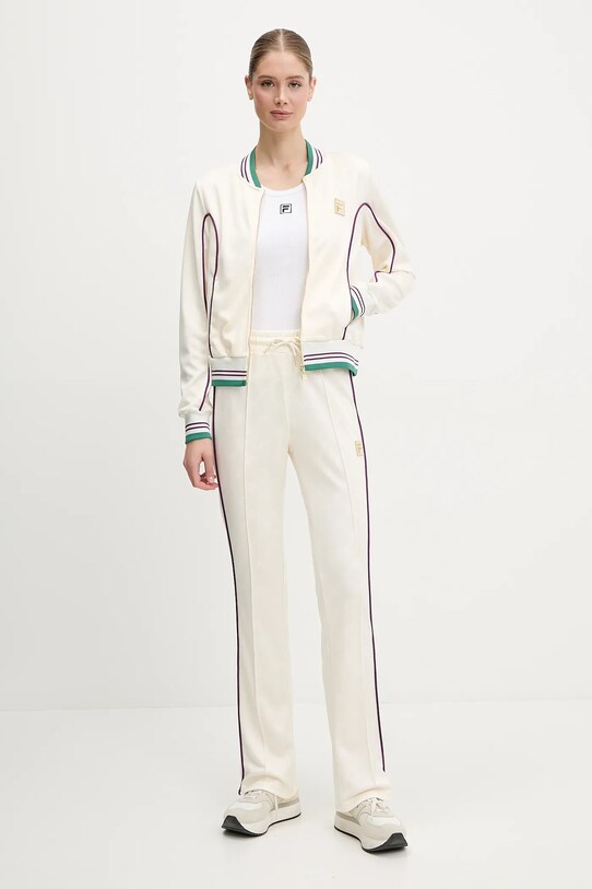 Fila spodnie dresowe Lamim FAW1000 beżowy SS25