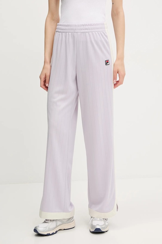 Spodnji del trenirke Fila Lorce Pletenina vijolična FAW1012