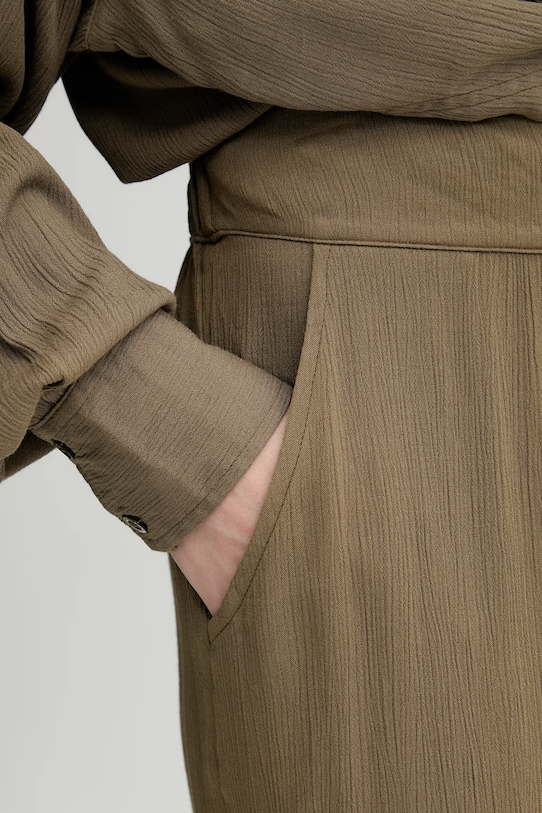 Plážové kalhoty Guess NOEMI zelená E5GB03.WH5E0