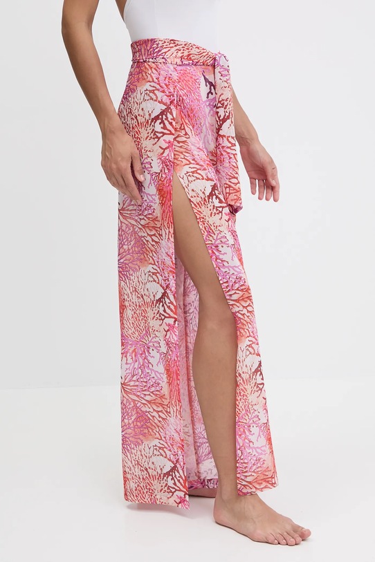 Hlače za plažu Guess E5GB01.WH4T2 narančasta SS25