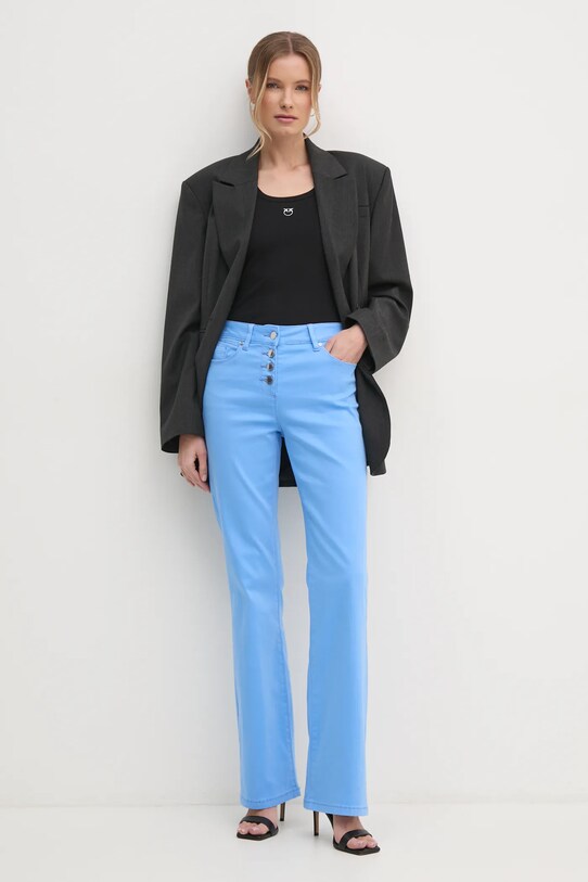 Morgan pantaloni PEMAK PEMAK albastru SS25