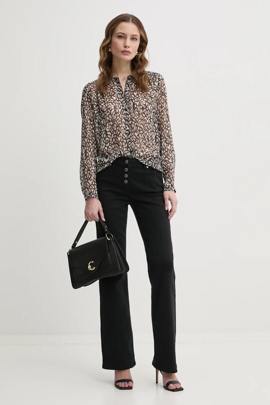 Morgan pantaloni PEMAK PEMAK negru SS25