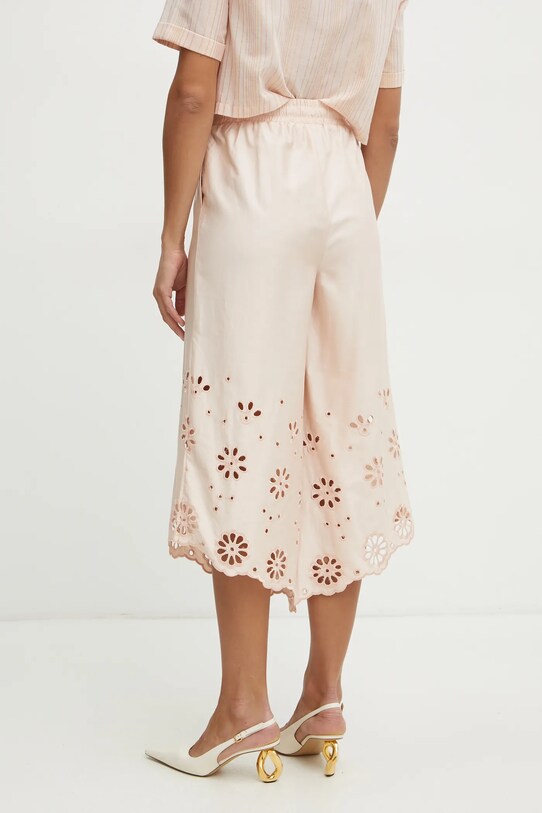 Odzież Fracomina spodnie bawełniane FJ25SV3002W400E5 beżowy