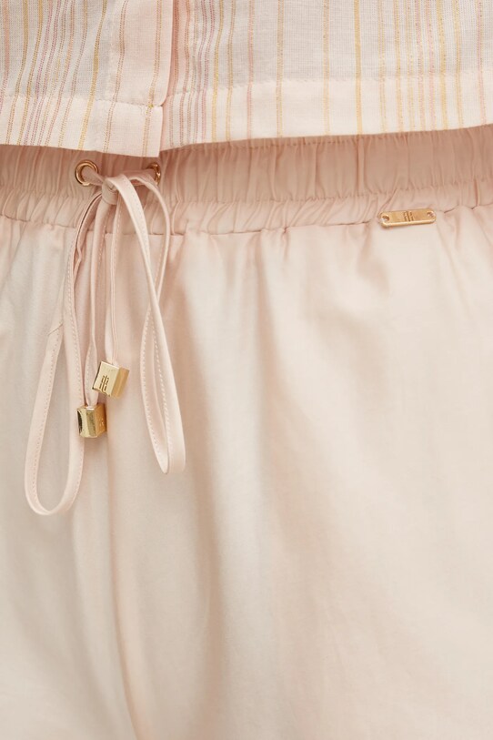 Fracomina spodnie bawełniane beżowy FJ25SV3002W400E5