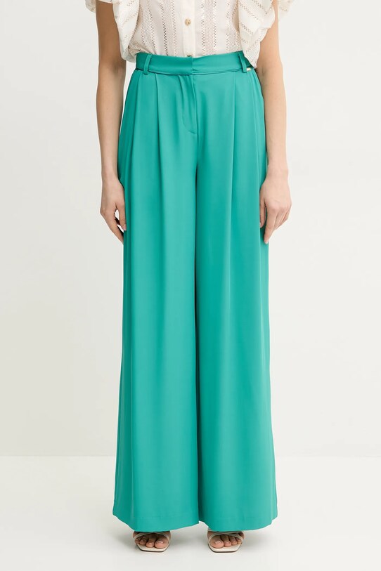 Fracomina spodnie z elastanem turkusowy FS25SV3012W47601