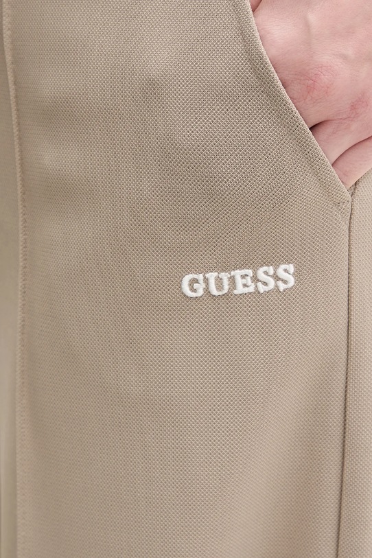 Guess spodnie dresowe AMARYLLIS beżowy V5GB02.KCYF2