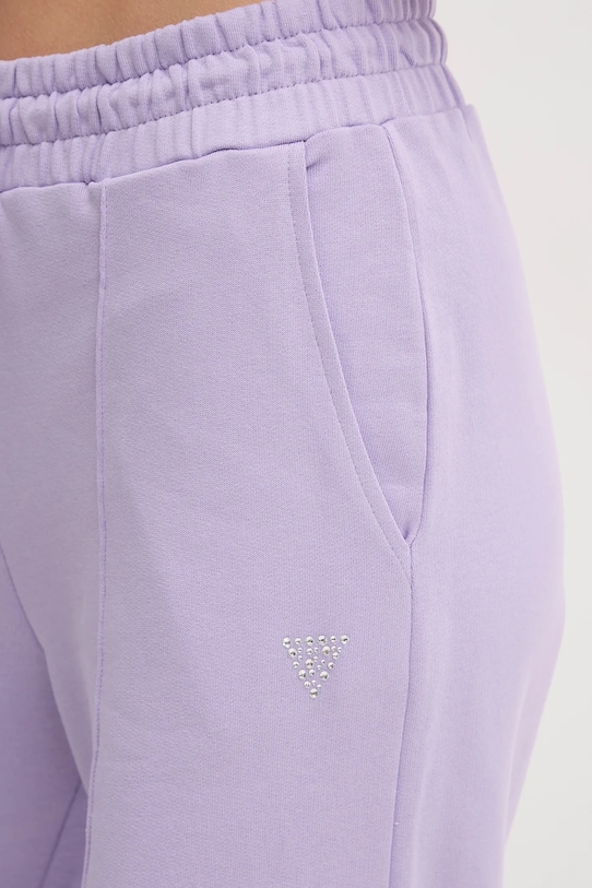 Guess pantaloni de trening din bumbac PRIMULA violet V5GB07.KCRP0