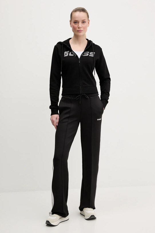Guess pantaloni de trening YARROW V5GB12.KCRU2 negru SS25