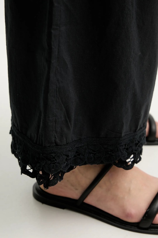 Bavlněné kalhoty By Malene Birger LUISA černá 103281