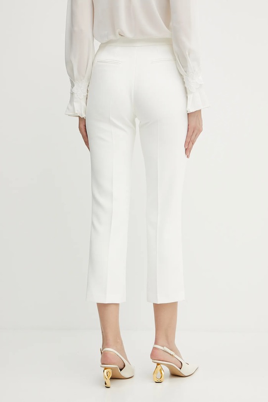 Odzież Elisabetta Franchi spodnie PA09852E2 biały