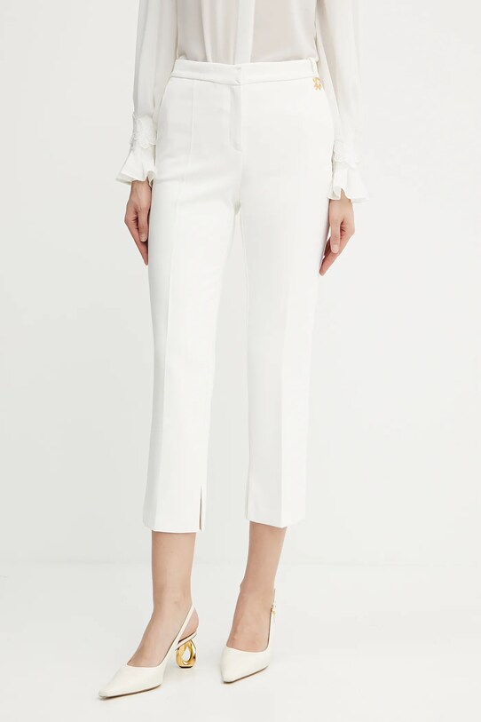 Штани Elisabetta Franchi прямий бежевий PA09852E2
