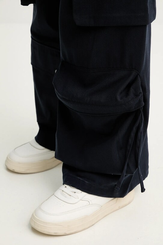 G-Star pantaloni din lână D26034.D401 bleumarin