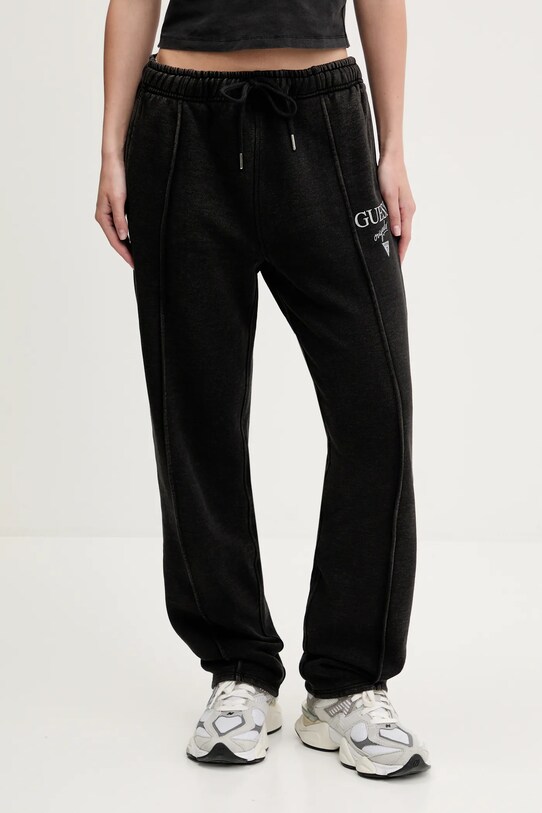 Guess Originals spodnie bawełniane bawełna czarny M5GB60.KCPR1