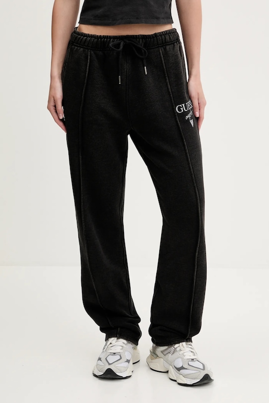 Бавовняні штани Guess Originals бавовна чорний M5GB60.KCPR1