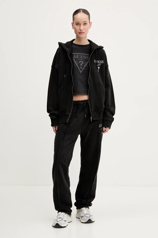 Guess Originals spodnie bawełniane M5GB60.KCPR1 czarny SS25
