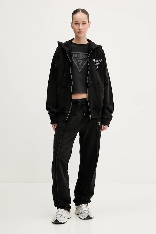 Бавовняні штани Guess Originals M5GB60.KCPR1 чорний SS25