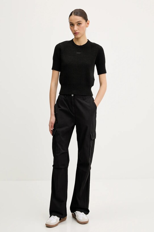 Панталон Tommy Jeans DW0DW20350 черен SS25