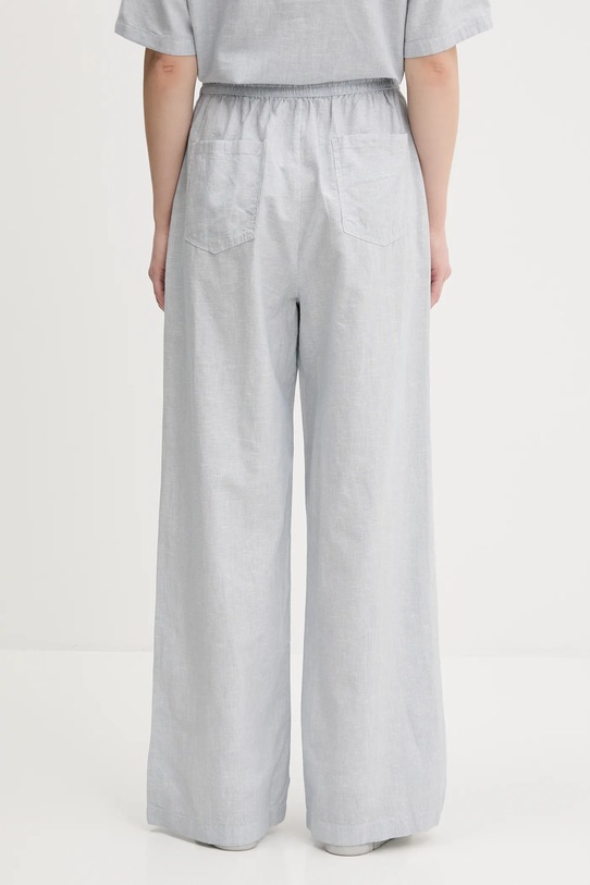 Ruházat Tommy Jeans nadrág vászonkeverékből DW0DW20352 kék