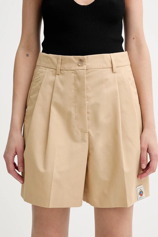Bally szorty tkanina beżowy WTR037