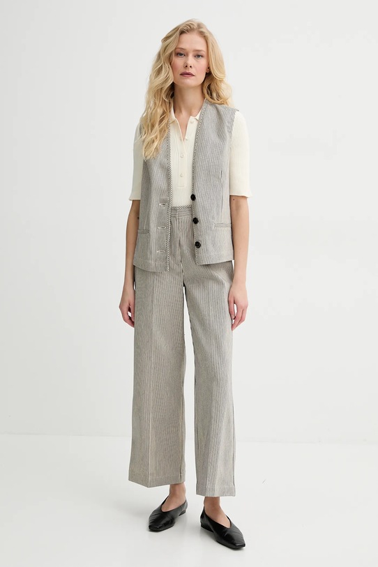 Bavlnené nohavice Sessun 25207025 béžová SS25