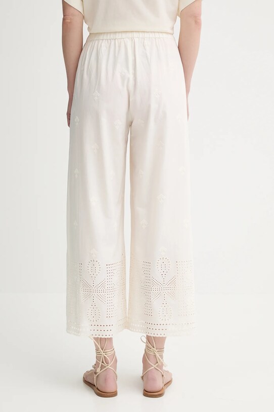 Îmbrăcăminte Sessun pantaloni de bumbac 25207013 bej