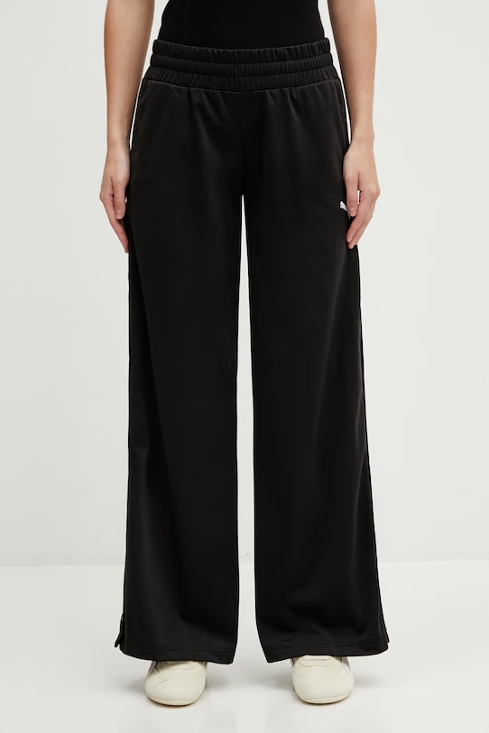 Puma pantaloni della tuta Wardrobe Essentials semplice nero 629804