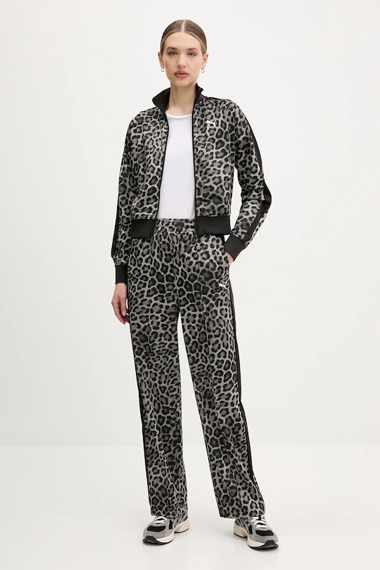 Puma pantaloni de trening 632343 gri AW25