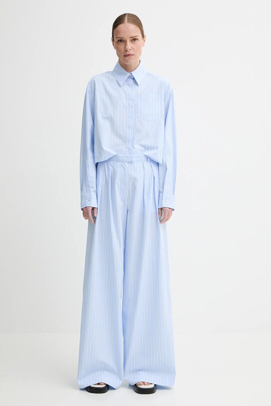 Won Hundred spodnie bawełniane 3490.14268 niebieski SS25